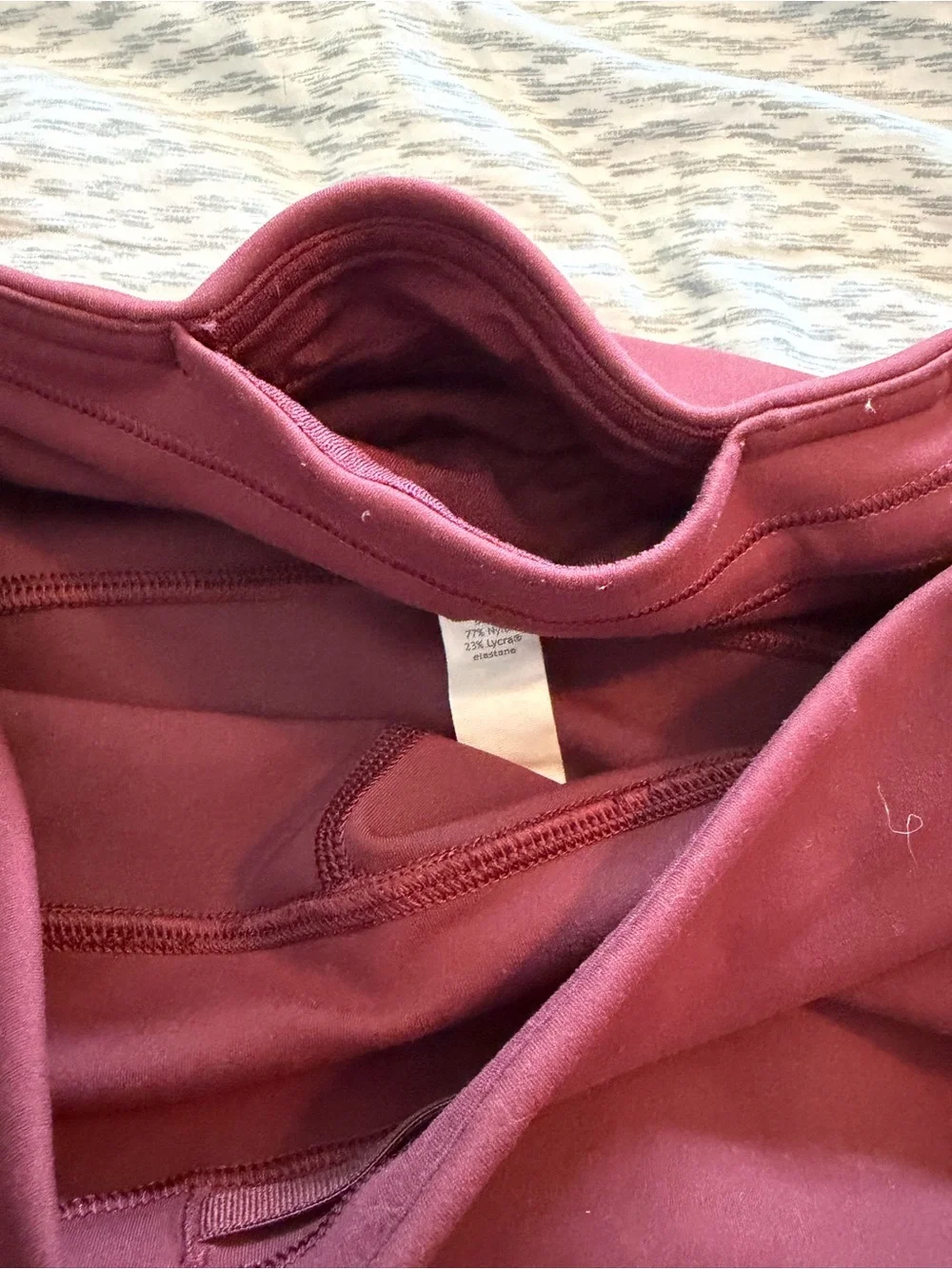 Lululemon Women's Invigorate High-Rise Maroon Active Leggings